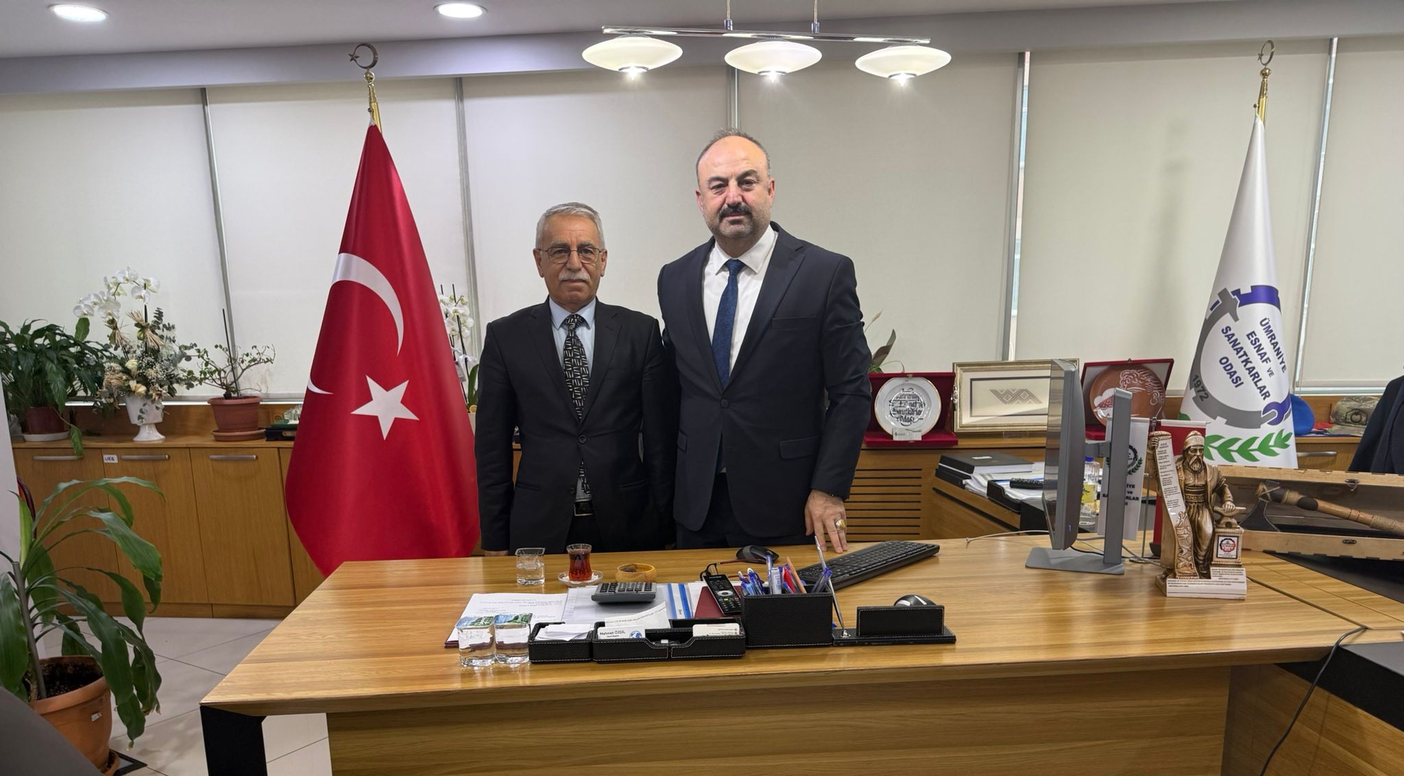 Genel Başkanı Mehmet Özdil, UEB Elazığ İl Şube Başkanı Mehmet Çete’yi Ağırladı