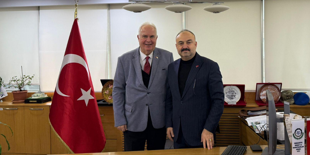 UEB Genel Başkanı Mehmet Özdil, Kıbrıs’tan Üst Düzey Konuğunu Ağırladı: Ticaret ve İş Birliği Masada